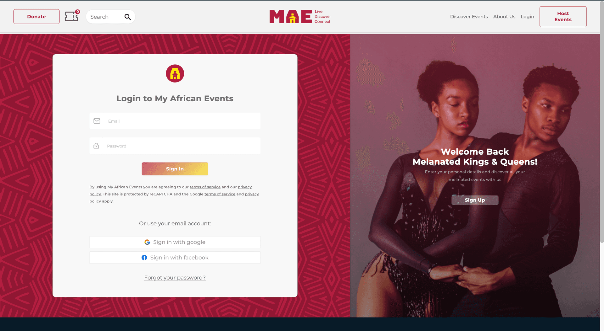 My African Events screenshot 2