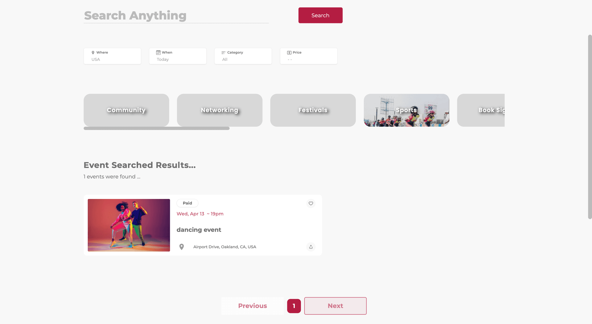 My African Events screenshot 3