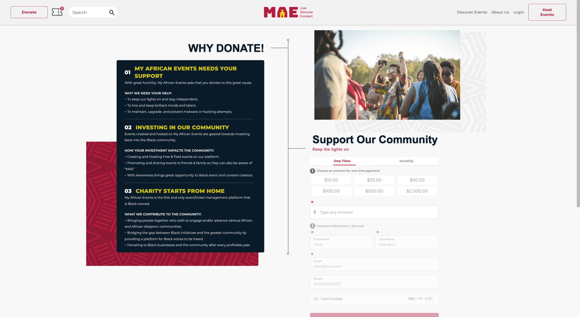 My African Events screenshot 4